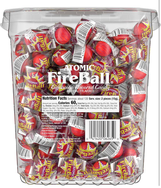 The Bold Flavor of Wonka Atomic Fireball Jawbreakers