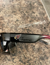 Load image into Gallery viewer, Arizona Cardinals Sunglasses with NFL and Cardinals Logo, Black Shades, Unisex
