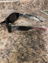 Load image into Gallery viewer, Arizona Cardinals Sunglasses with NFL and Cardinals Logo, Black Shades, Unisex
