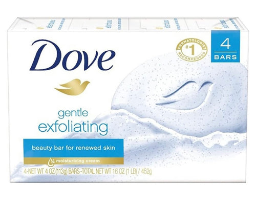 Dove gentle exfoliating bar soap