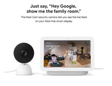 Load image into Gallery viewer, Google Nest Security Cam, Indoor Wired Smart Home Security Camera, 1080p HD Video, Color Linen
