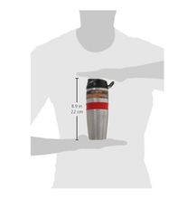 Load image into Gallery viewer, Mr. Coffee Stainless Steel Travel Mug with Lid, 16 Oz Tumbler Cup
