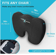 Load image into Gallery viewer, Padded Foam Seat Cushion, Relieve Pressure Off Your Back, Spine &amp; Tailbone, Fits Any Chair
