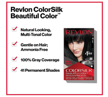 Load image into Gallery viewer, Revlon ColorSilk Beautiful Color, Brown Black 20, Hair Dye with Keratin, Pack of 3
