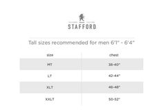 Load image into Gallery viewer, Stafford Men&#39;s White Crew Neck T-Shirts, Short Sleeve Crewnecks, Blended Cotton, Size Large Tall, Pack of 4
