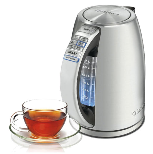 1.7 Liter Stainless Steel Cordless Electric Kettle, with 6 Programmable Temperature