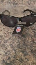 Load and play video in Gallery viewer, Arizona Cardinals Sunglasses with NFL and Cardinals Logo, Black Shades, Unisex
