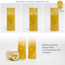 Load image into Gallery viewer, LED Flameless Candles Set of 5, Battery Operated Timer, Flickering Flame Decor
