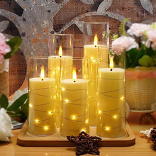 Load image into Gallery viewer, LED Flameless Candles Set of 5, Battery Operated Timer, Flickering Flame Decor
