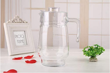 Load image into Gallery viewer, Glass Pitcher with Lid, 55 Ounce Carafe
