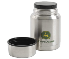 Load image into Gallery viewer, John Deere Thermal Double Wall Stainless Steel Soup Jug, 12.5 Ounce, Grey
