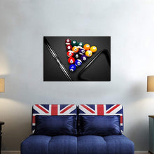 Load image into Gallery viewer, Billiard Pool Table Wall Decor, Sport &amp; Game Room Decoration, 36&quot; x 24&quot; Canvas Print
